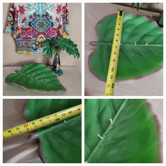 Palm LEAF Candle / NEW - Picture 2 of 4